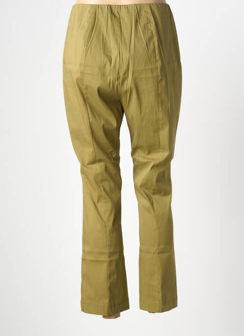 Pantalon droit stretch taille normale vert MEIMEIJ femme