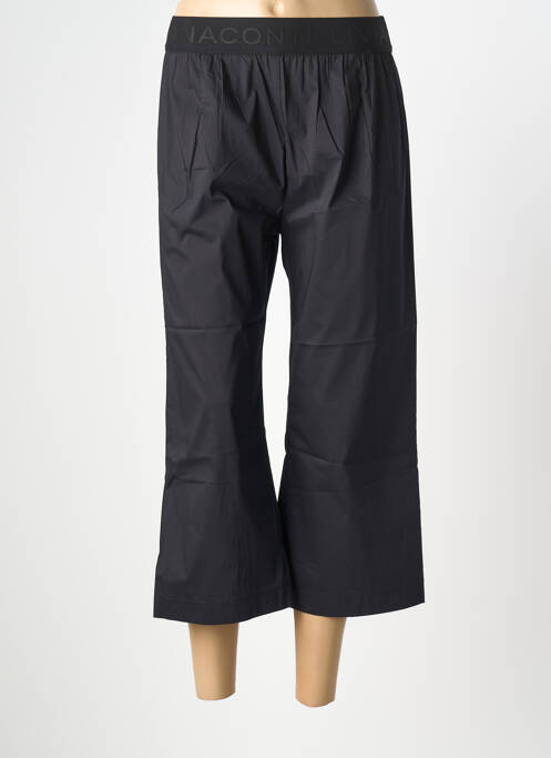 Pantacourt coupe droite taille normale noir LIVIANA CONTI femme