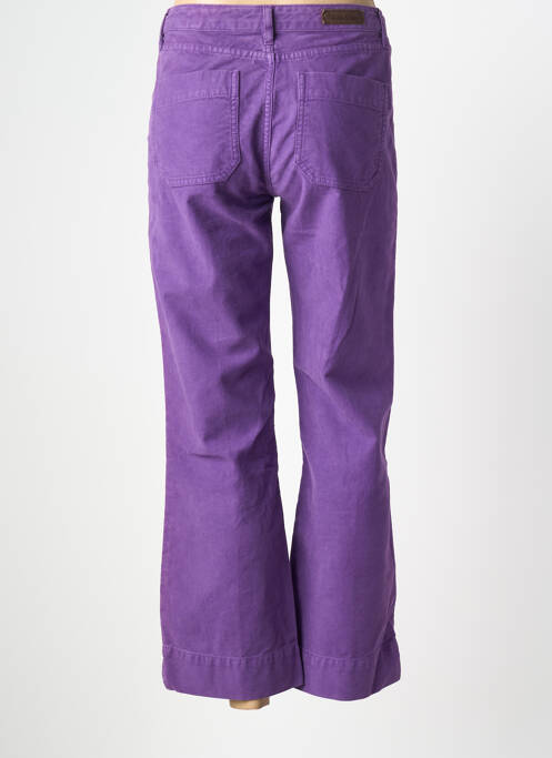 Jeans coupe droite violet DENIM STUDIO femme