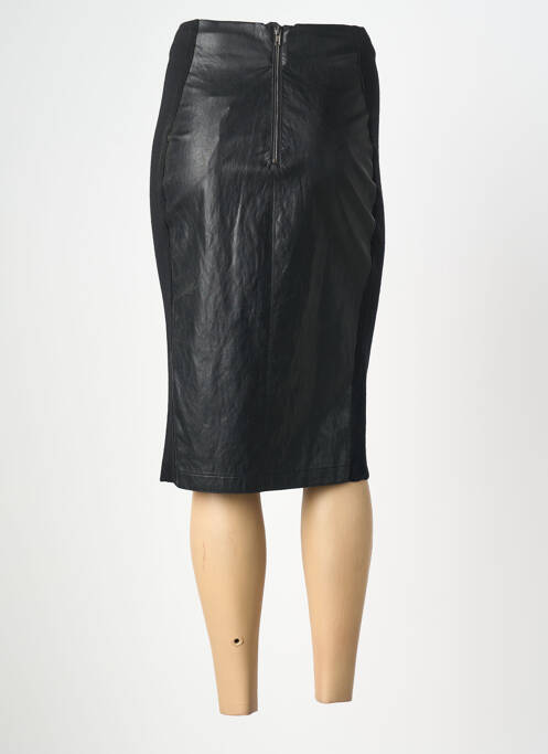 Jupe mi-longue noir PIER ANTONIO GASPARI femme