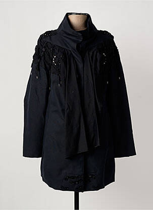 Parka manches longues sans capuche noir MARITHE & FRANCOIS GIRBAUD femme