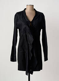 Veste casual coupe cintrée noir MARITHE & FRANCOIS GIRBAUD femme