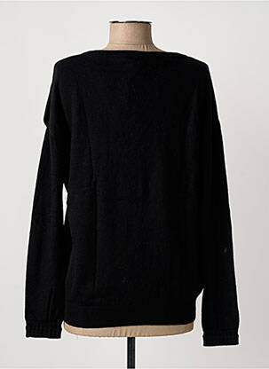 Pull coupe cintrée manches longues noir MOSCHINO femme