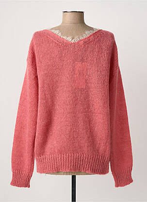 Pull coupe droite manches longues rose LIVIANA CONTI femme