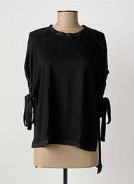 Top manches courtes manches courtes noir MAX & MOI femme