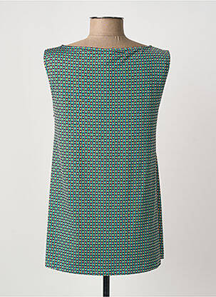 Débardeur stretch sans manche vert JUSTMINE femme