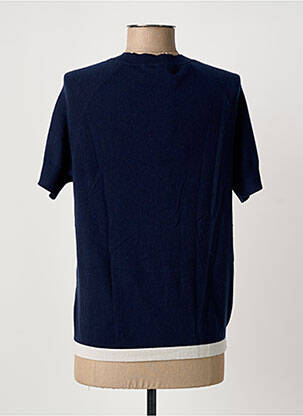 Gilet manches courtes coupe droite bleu ALLUDE femme