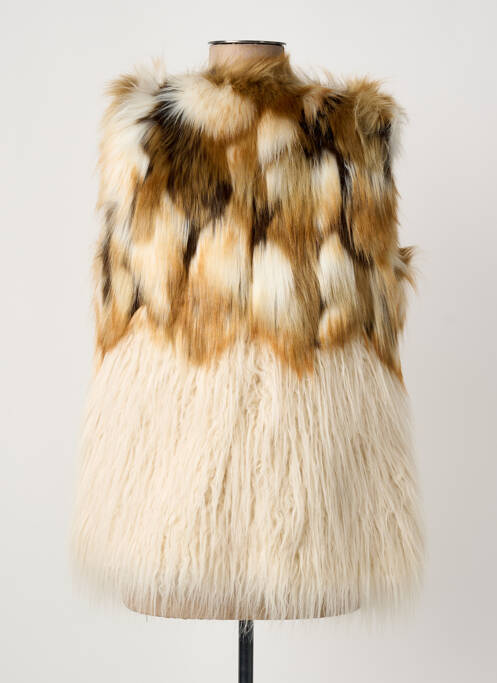 Gilet sans manche doublure beige MARC AUREL femme