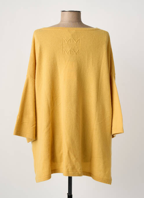 Gilet manches longues manches 3/4 jaune MAX & MOI femme