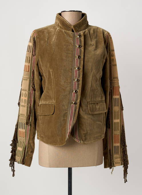 Blouson manches longues marron CAROLE FAKIEL femme