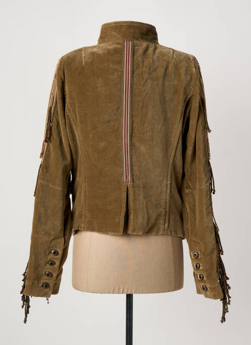 Blouson marron CAROLE FAKIEL femme