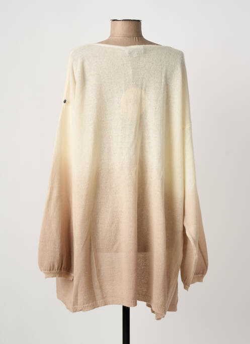 Gilet manches longues beige A.POIL femme