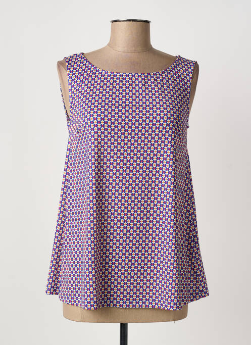 Débardeur bleu JUSTMINE femme