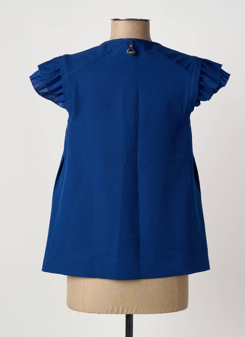 Top bleu HIGH femme