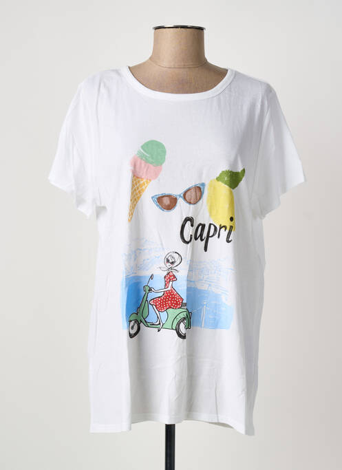 T-shirt blanc ALLUDE femme