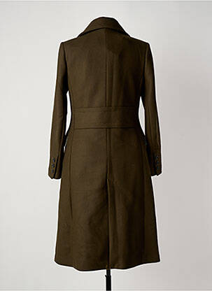 Manteau long coupe cintrée sans capuche marron MASON'S femme