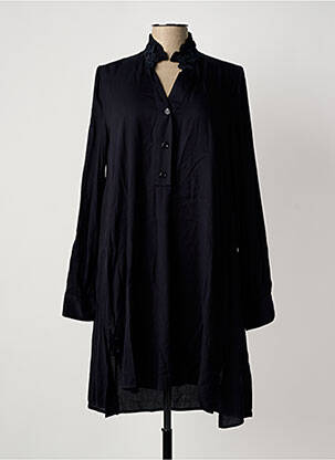 Robe courte manches longues manches longues noir HICH USE femme