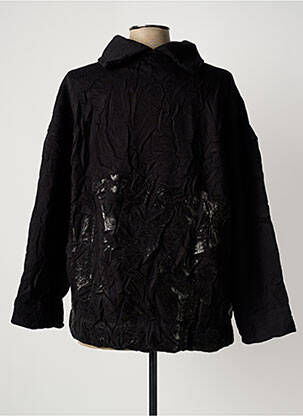 Pull coupe droite manches longues noir PIER ANTONIO GASPARI femme