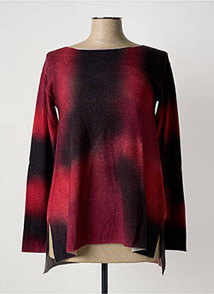 Pull coupe droite manches longues noir PIER ANTONIO GASPARI femme