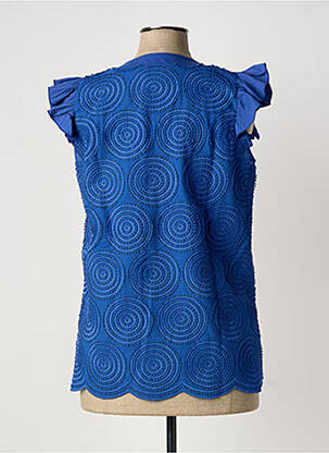 Top manches courtes manches courtes bleu D.EXTERIOR femme