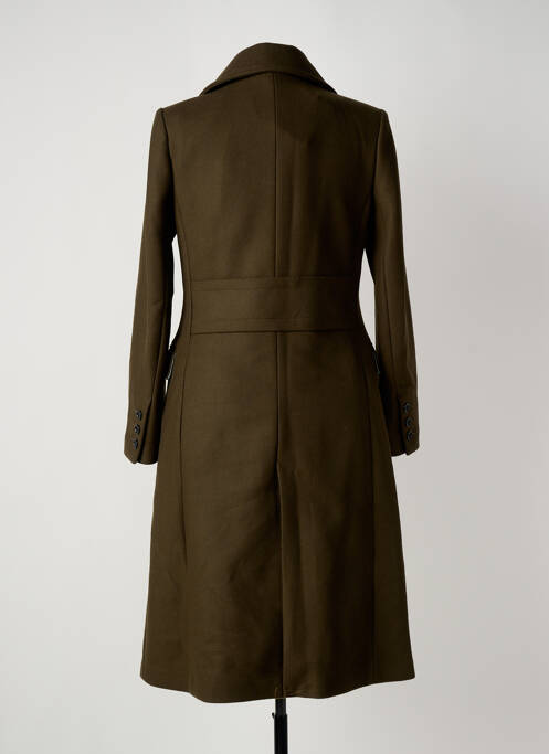 Manteau long coupe cintrée sans capuche marron MASON'S femme