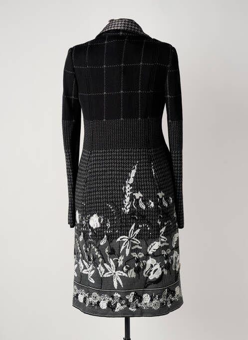 Veste casual col chemisier noir PIANURASTUDIO femme