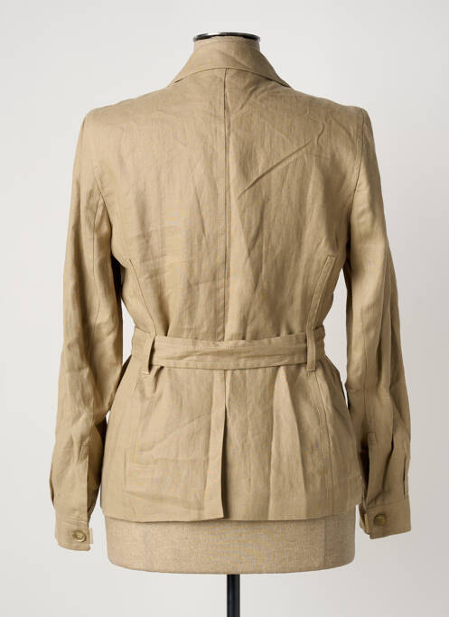 Veste casual col chemisier beige PATRICK GERARD femme