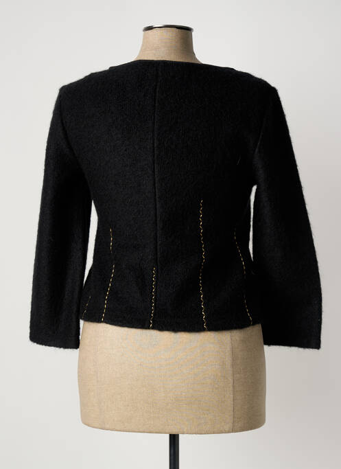 Gilet manches longues maille maille poilu noir ICEBERG femme
