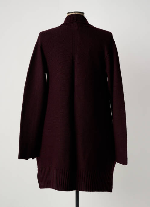 Gilet manches longues fermeture boutonnée sur le devant violet PIER ANTONIO GASPARI femme