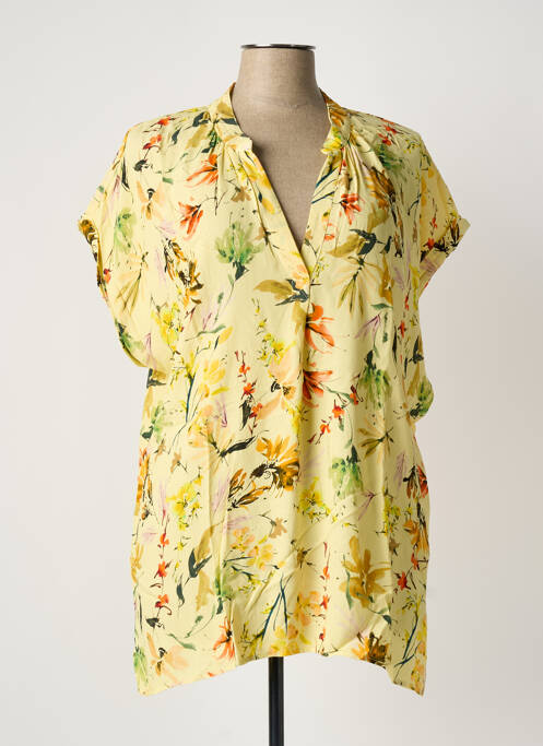 Blouse manches courtes manches courtes jaune MASON'S femme