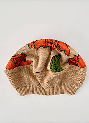 Bonnet stretch marron LEA CLEMENT femme