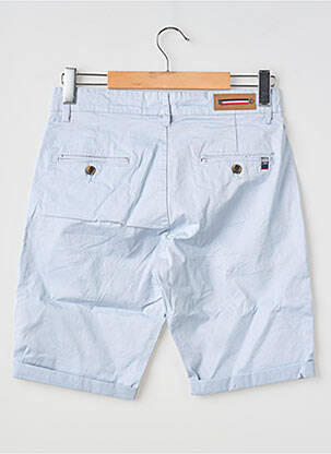 Bermuda coupe droite bleu MAISON BLAGGIO homme