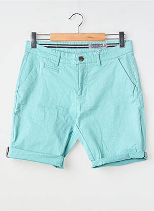 Bermuda coupe droite bleu fonce MAISON BLAGGIO homme