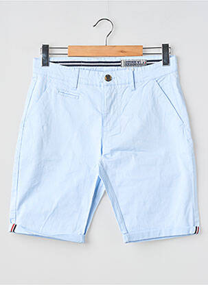 Bermuda coupe droite bleu MAISON BLAGGIO homme