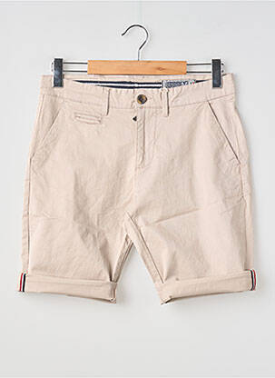 Bermuda coupe droite beige MAISON BLAGGIO homme