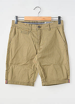 Bermuda coupe droite vert MAISON BLAGGIO homme