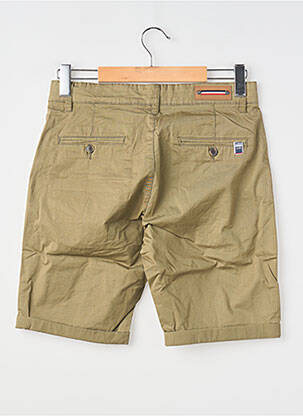 Bermuda coupe droite vert MAISON BLAGGIO homme