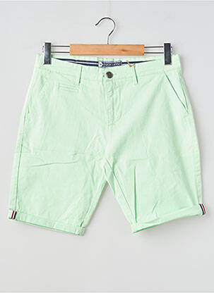 Bermuda coupe droite vert clair MAISON BLAGGIO homme