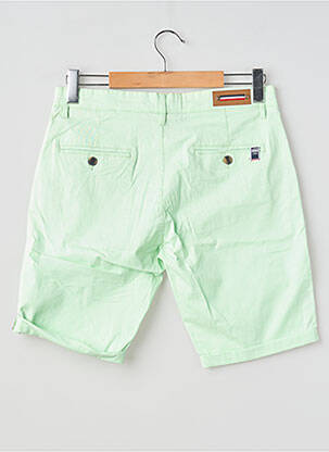 Bermuda coupe droite vert clair MAISON BLAGGIO homme