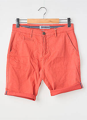 Bermuda coupe droite orange MAISON BLAGGIO homme