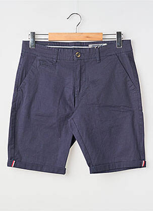 Bermuda coupe droite bleu fonce MAISON BLAGGIO homme