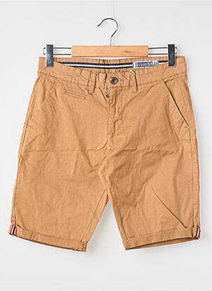 Bermuda coupe droite marron MAISON BLAGGIO homme