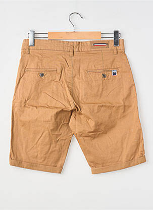 Bermuda coupe droite marron MAISON BLAGGIO homme
