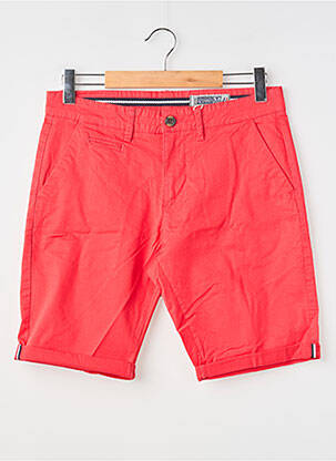 Bermuda coupe droite rouge MAISON BLAGGIO homme