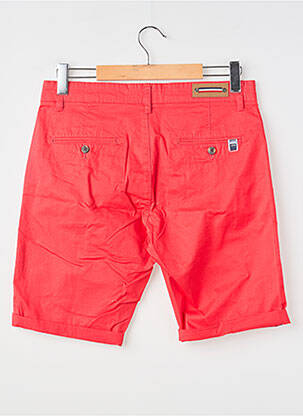 Bermuda coupe droite rouge MAISON BLAGGIO homme