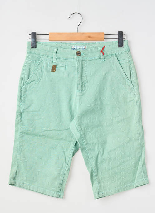 Bermuda coupe droite vert RITCHIE homme