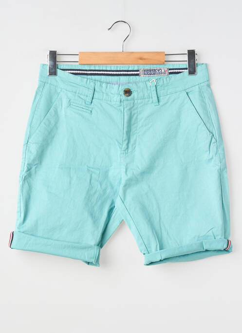 Bermuda coupe droite bleu fonce MAISON BLAGGIO homme