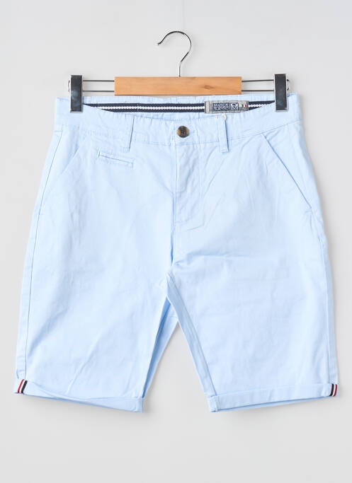 Bermuda coupe droite bleu MAISON BLAGGIO homme