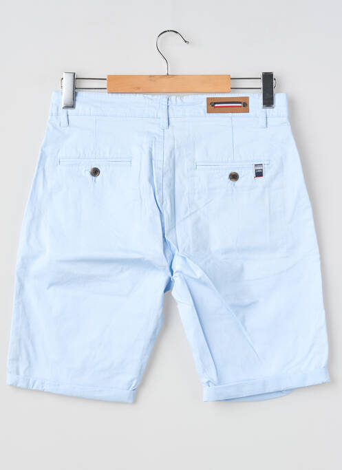 Bermuda coupe droite bleu MAISON BLAGGIO homme