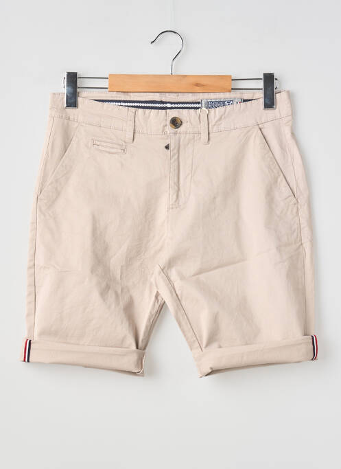 Bermuda coupe droite beige MAISON BLAGGIO homme